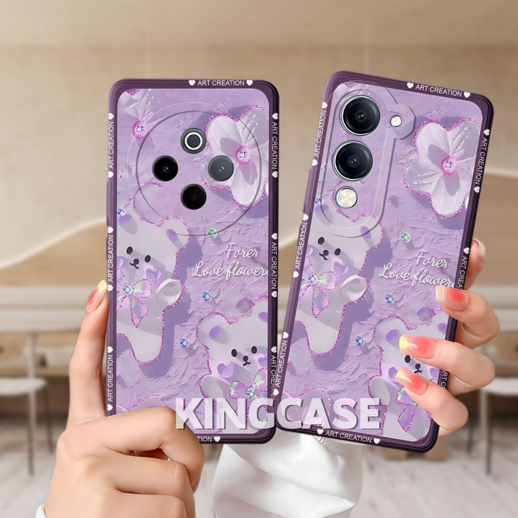 IQOO Z10 Case - IQOO Z10 LITE - VIVO Y400 Fashion Case Softcase Macaron Protect Camera Kesing Hp Cas