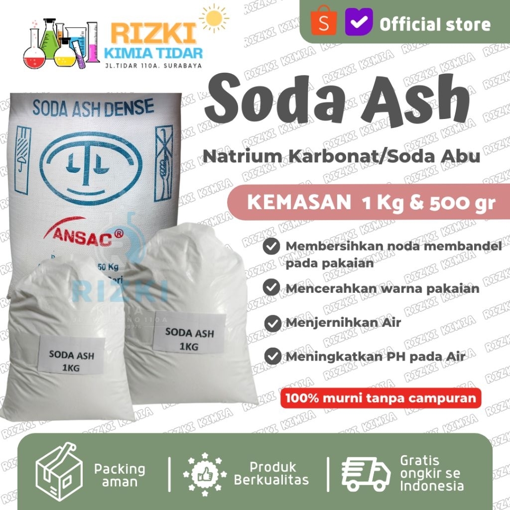 Soda Ash Dense Soda Ash Stain Remover สําหรับเสื้อผ้า