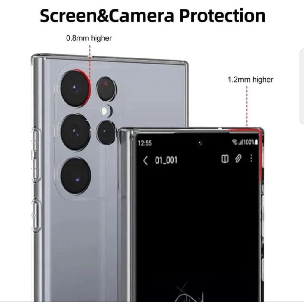 Samsung Clear Case Galaxy S23 Ultra S23+ S23