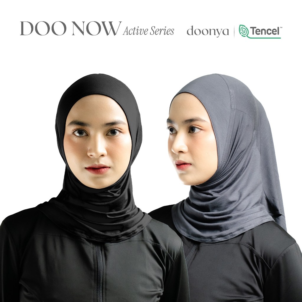 Active Series - DOO NOW (Anti-Slide Tencel Spandex Modal Sport Hijab by Doonya)