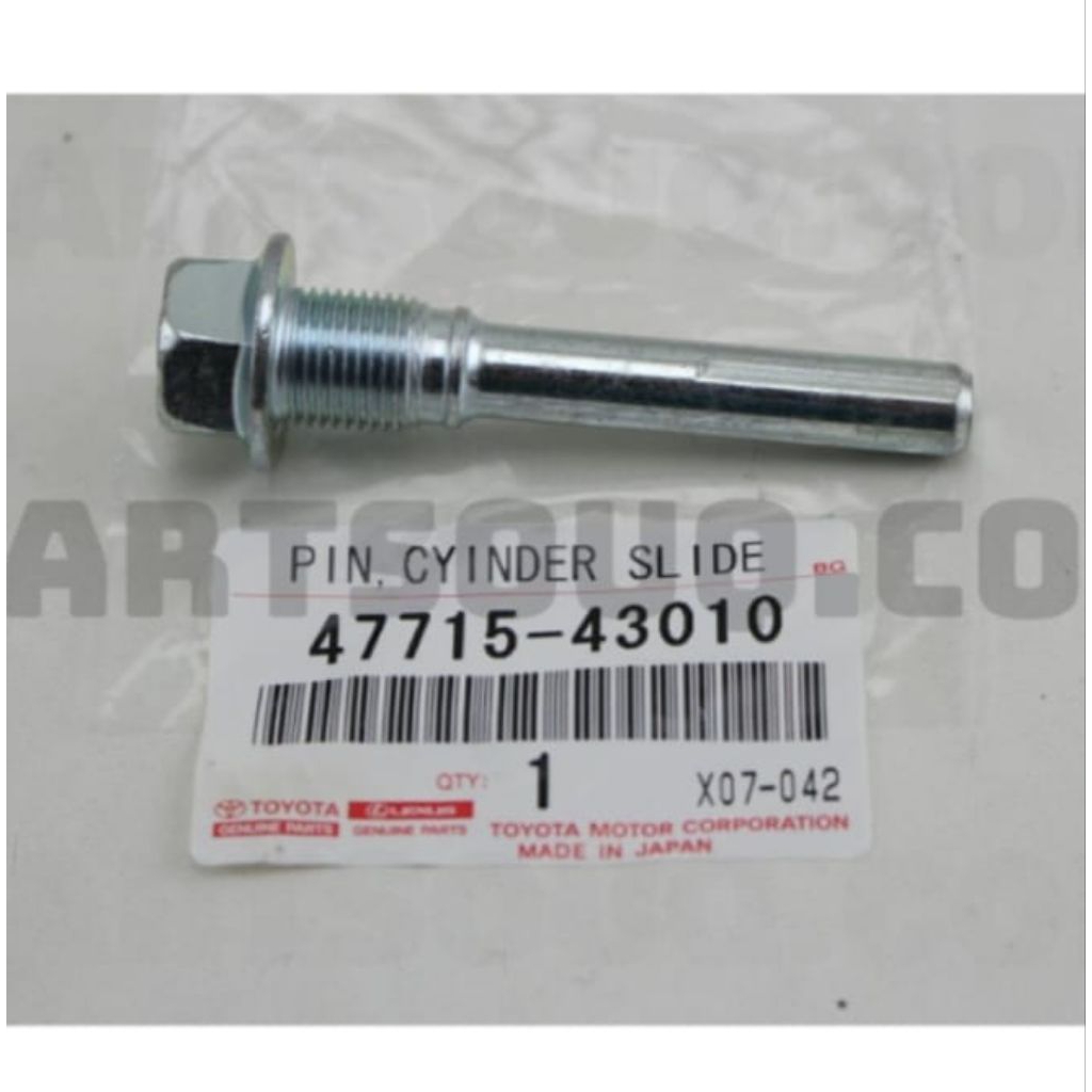 Pin ปากกา caliper ปากกา pin caliper disc bolt caliper ด้านหลัง land cruiser vx80 vx200 vdj200 Lexus 