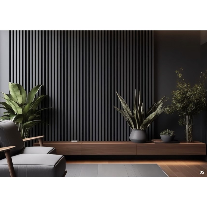 PREMIUM Wall Panel Pvc/ Wall Pvc Wall Wood Panel Wpc Wall Wood Motif 3D Wpc Panel Most With ขนาด: 29