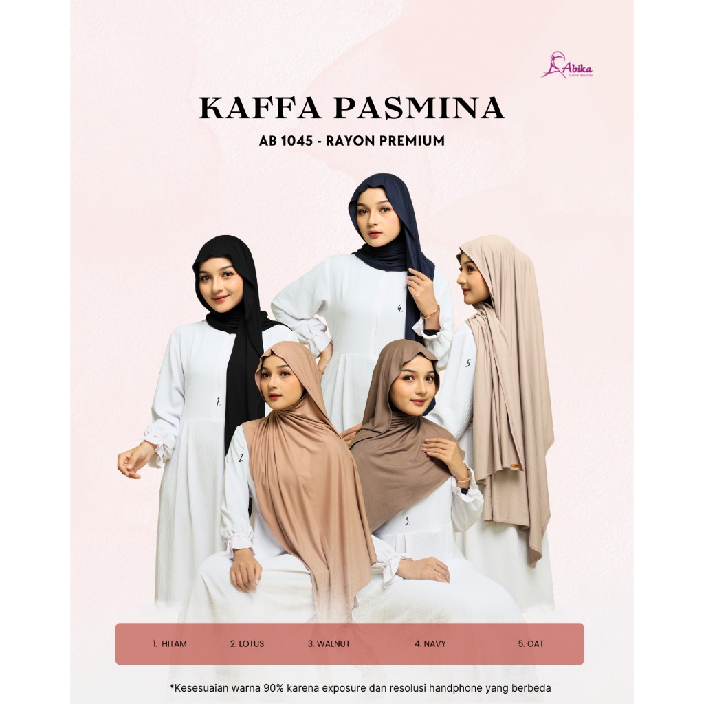 AB 1045 KAFFA PASHMINA RAYON ABIKA เสื้อยืด