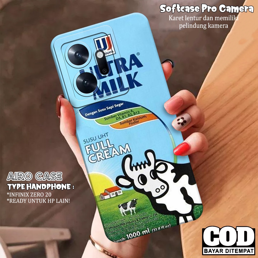 เคส HP INFINIX ZERO 20 - เคสแฟชั่น DRINK - INFINIX ZERO 20 Softcase - Pro Camera Case - INFINIX ZERO