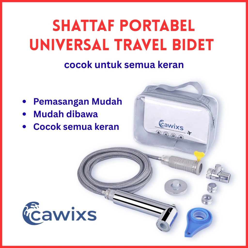 Cawixs Shattaf DIY Portable Bidet Travel Bidet Spray, Toilet Sprayer, Portable Bidet Spray