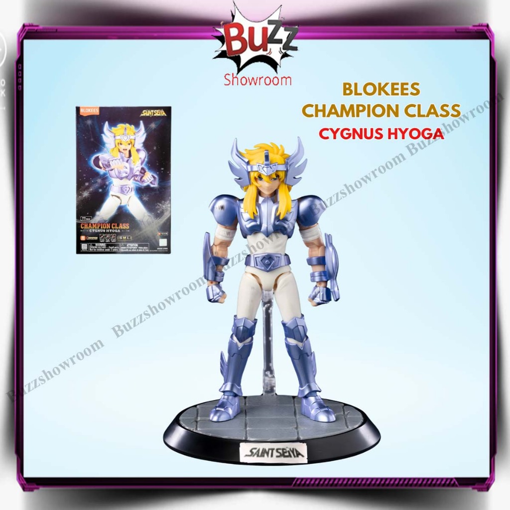 Blockeees Saint Seiya Cygnus Hyoga Champion Class 07 ได้รับอนุญาตดั้งเดิม 75008