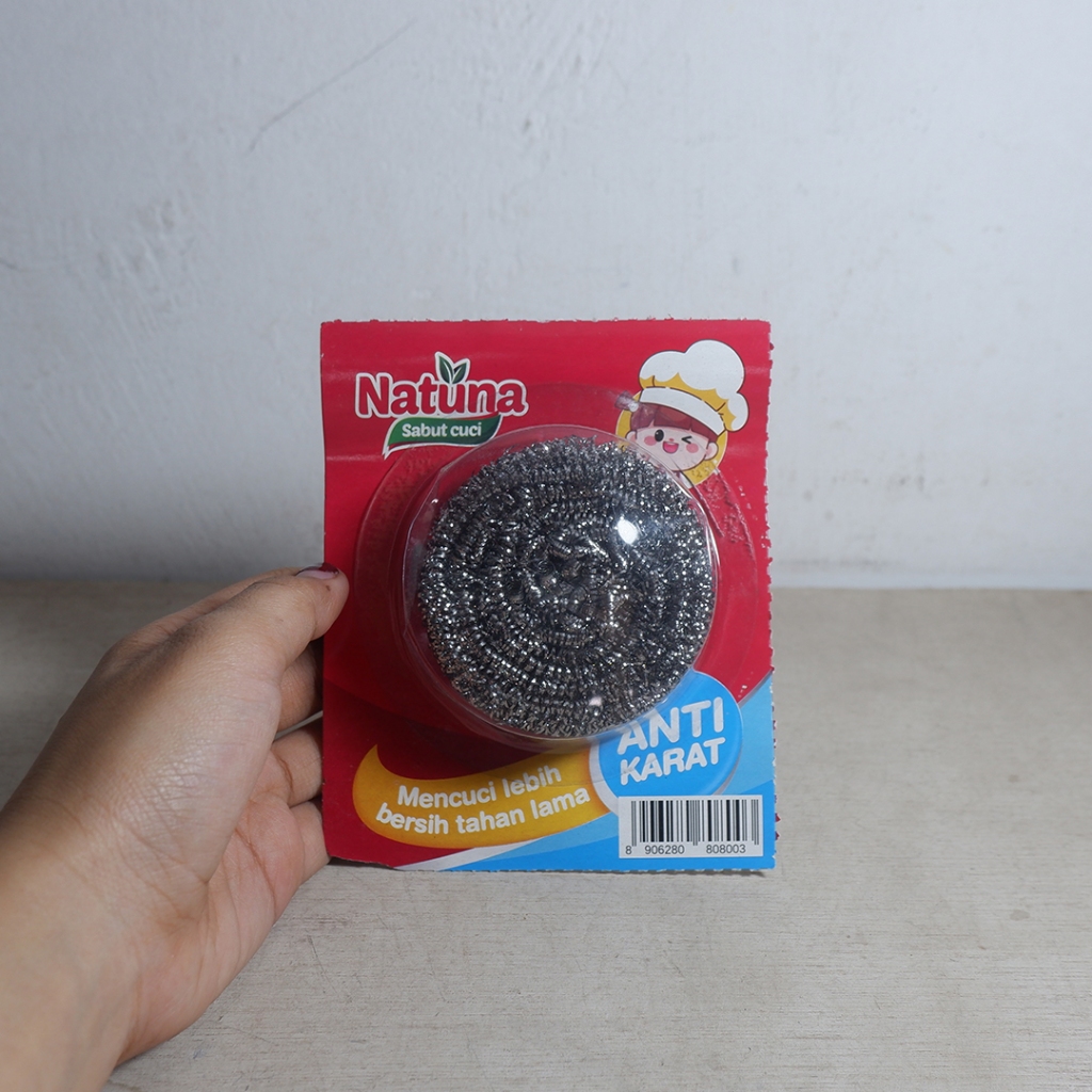 [3 ชิ้น] Natuna Wire Pot Washing Sponge ขายส่ง Saving Package ราคาสําหรับ 3 ชิ้น