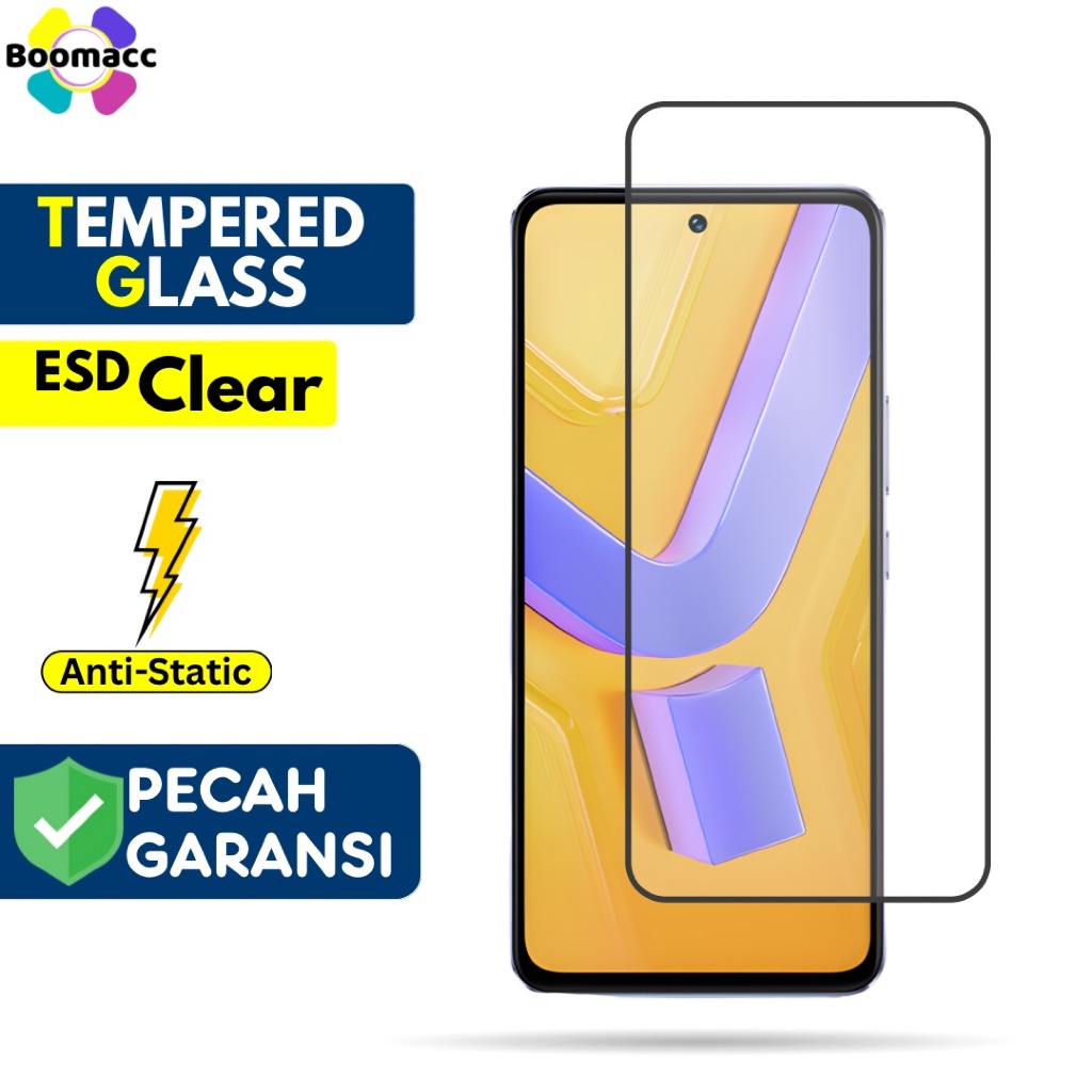 TEMPERED GLASS STATIC VIVO Y100 Y100 5G Y75 Y27S Y27 5G Y17S Y36 5G Y75 5G Y22 Y22SGUARD หน้าจอป้องก