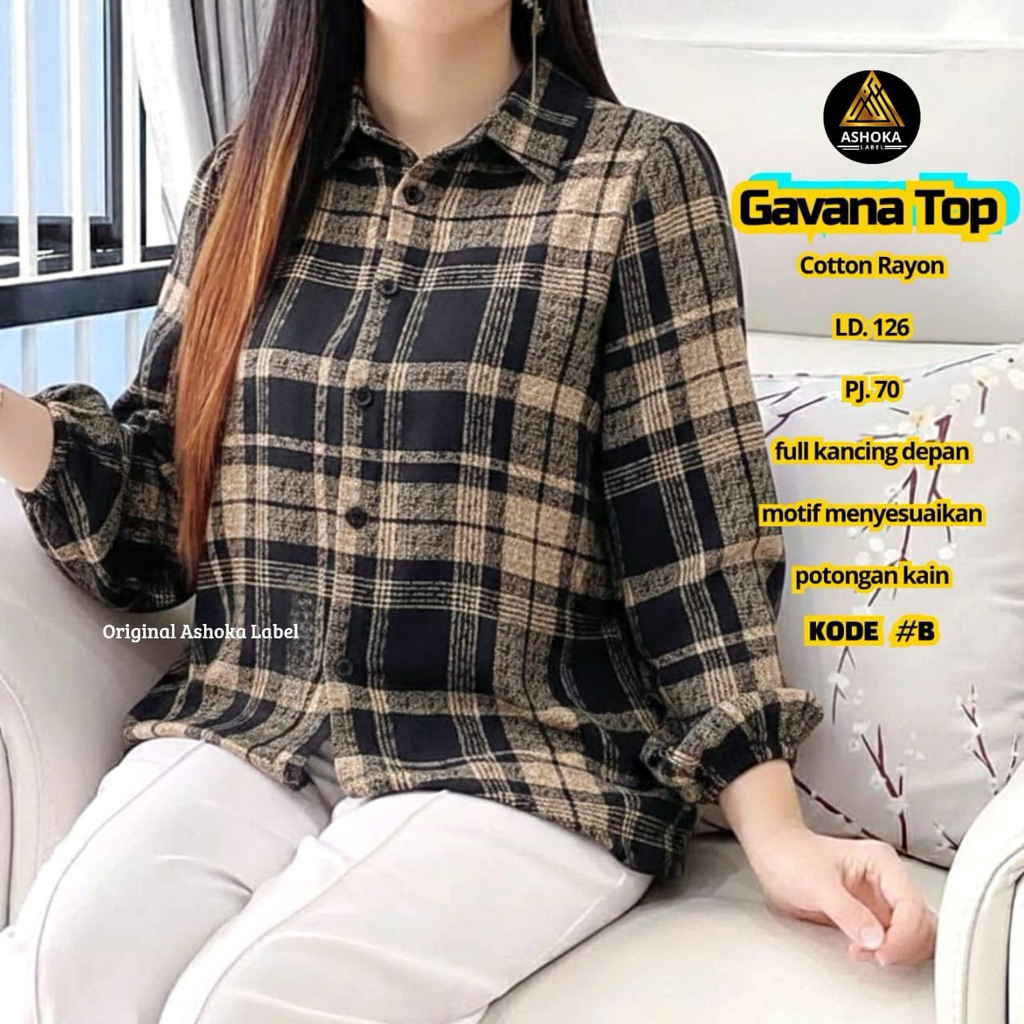 NO CANCEL• Gavana Top by Ashoka• เสื้อเรยอน