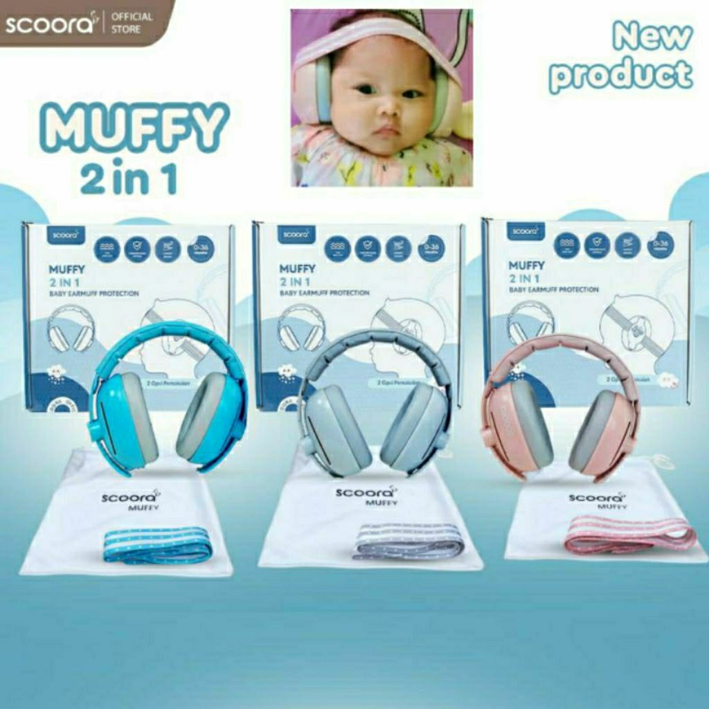 Scoora Earmuff - กันเสียงเด็ก (Scoora Cronos & Scoora Muffy)
