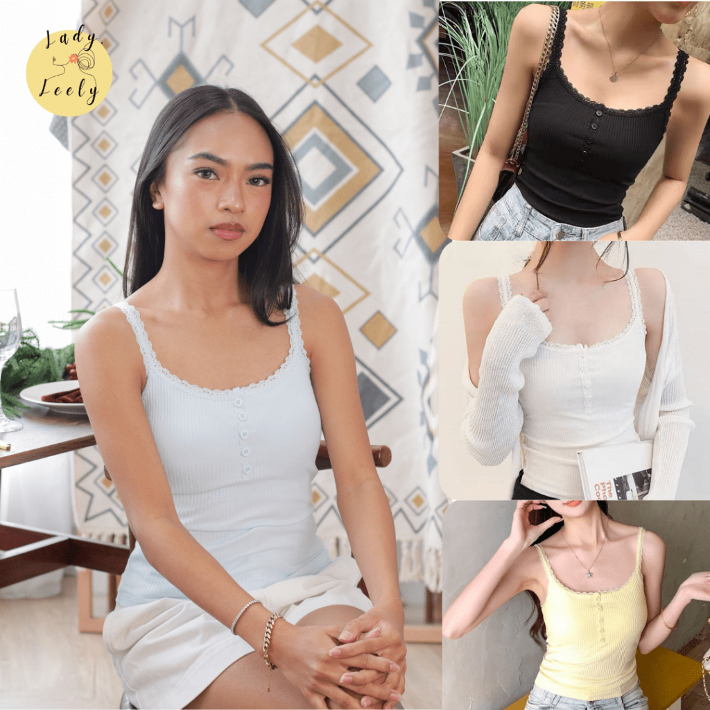 [GARDENIA] TANKTOP WITH CUP WOMENS TANKTOP PREMIUM SUPER COMFORT TANKTOP