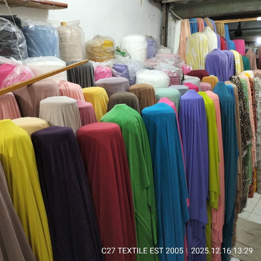 ราคา/0.5 M / PREMIUM SPANDEX JERSEY FABRIC / PREMIUM KOREAN JERSEY FABRIC / THICK PREMIUM JERSEY MAT