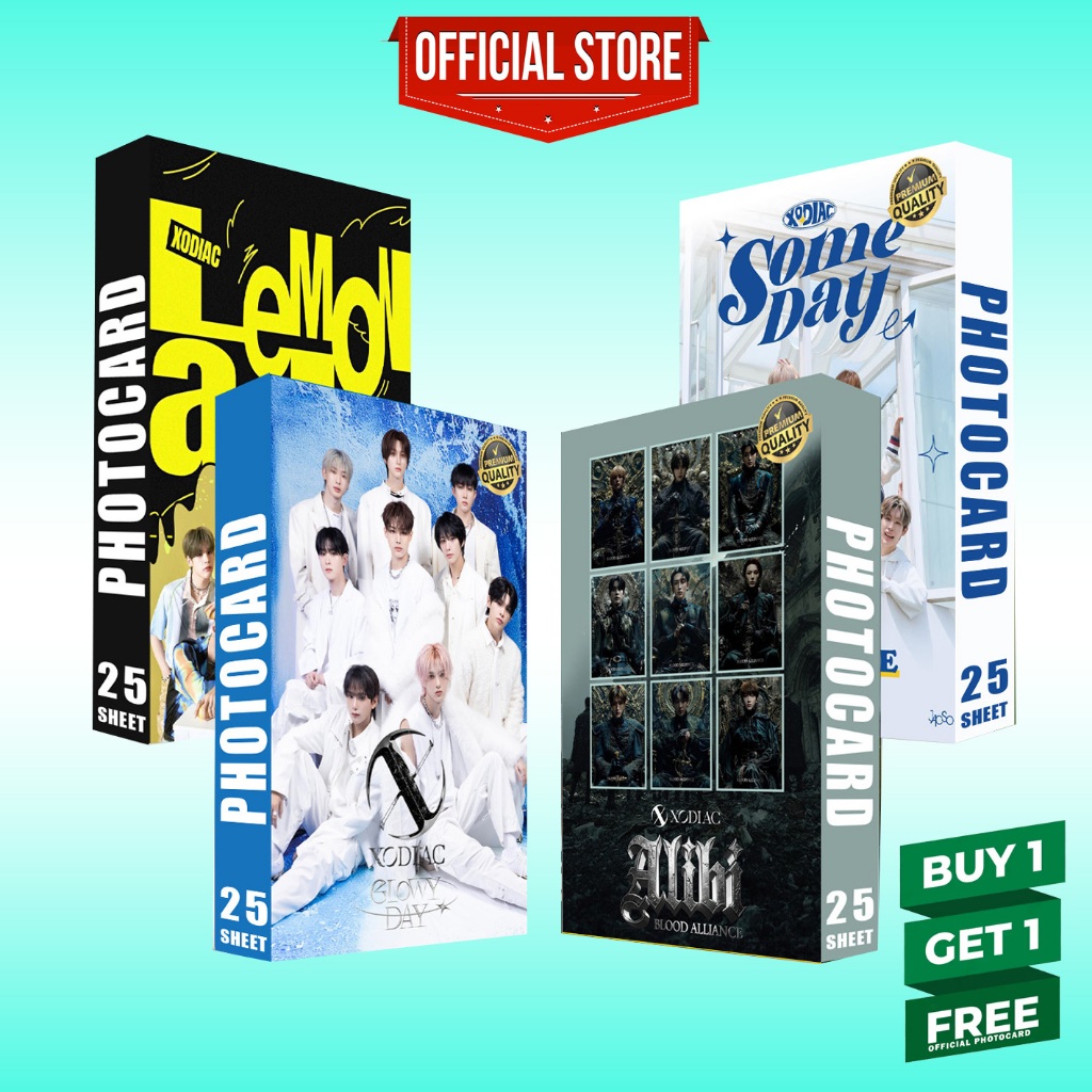 GOMAWOSTORE XODIAC ALIBI GLOWDAY PHOTOCARD PREMIUM