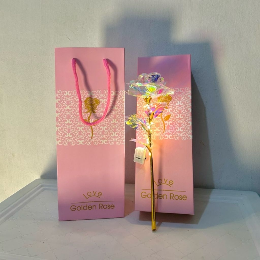 MAWAR LED ROSE GIFT BOX LED ROSE FLOWER