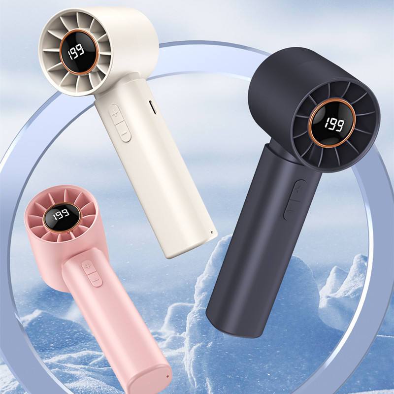 T-12 Mini Fan Bladeless Design พร้อมจอแสดงผลดิจิตอล