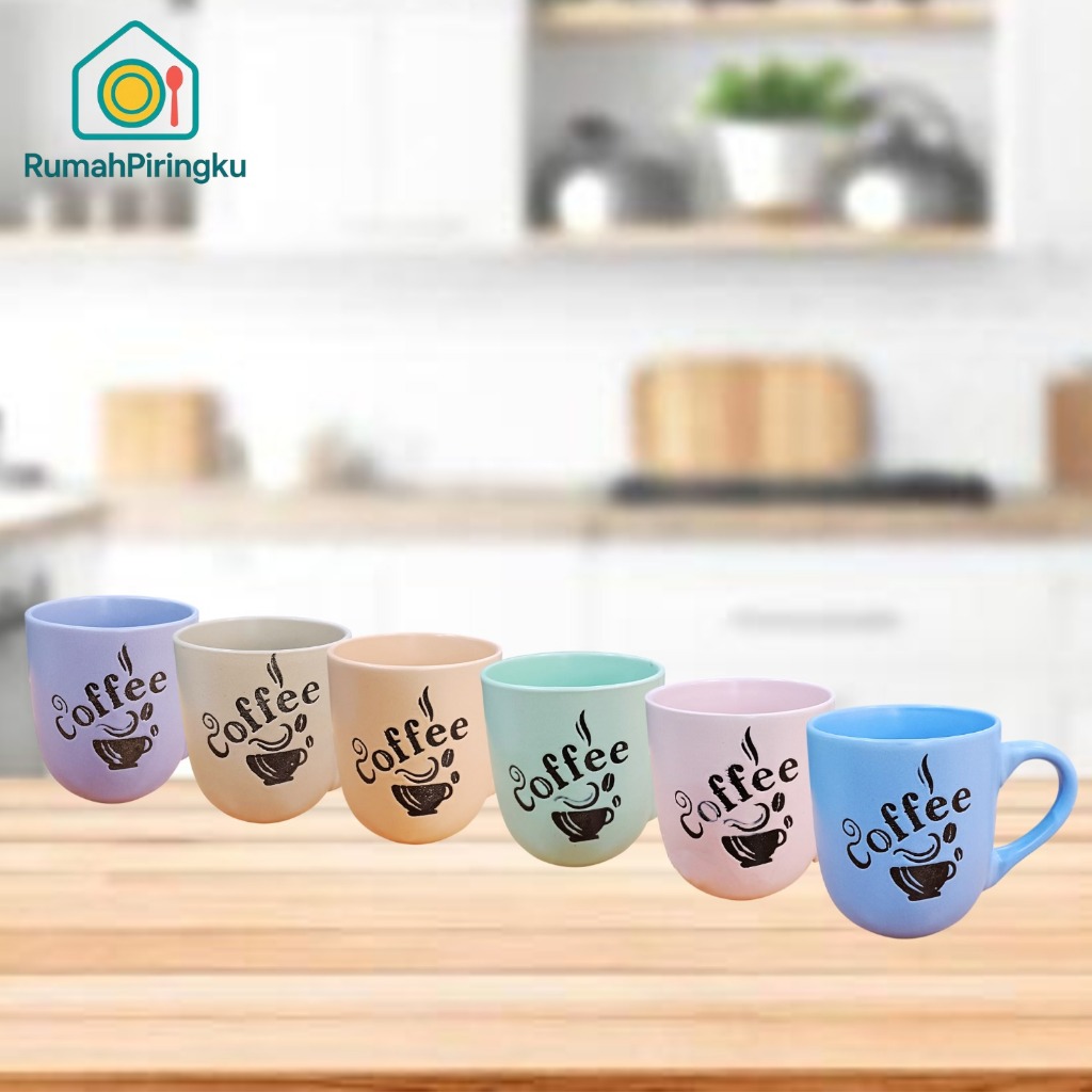 MY PLATE HOUSE COLORFUL แก้วกาแฟเซรามิค / แก้วกาแฟ / แก้วชากาแฟ
