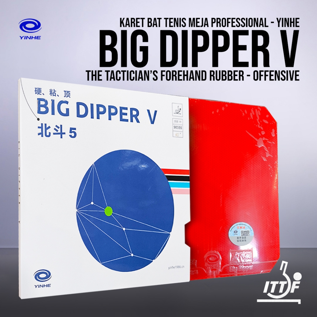 Yinhe Big Dipper V Pingpong ยางไม้ปิงปอง