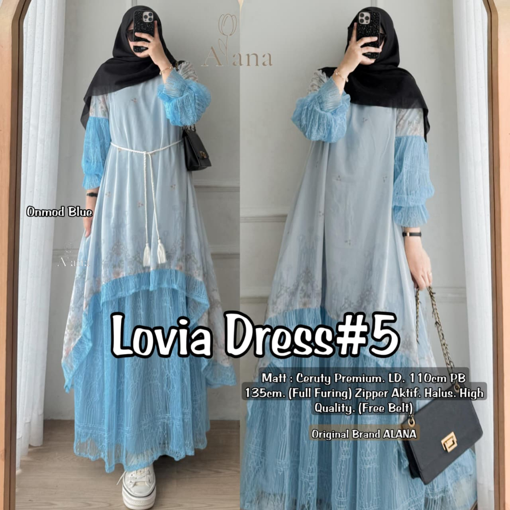 ชุดเดรสล่าสุดของ Lovita 5 ชุด ALANA ดั้งเดิม