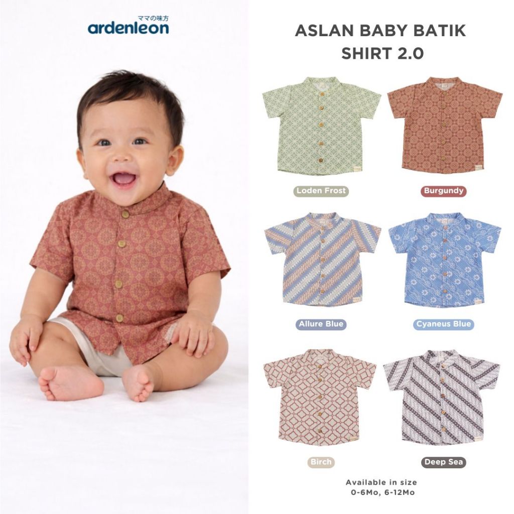 ARDENLEON Aslan เสื้อบาติกเด็ก