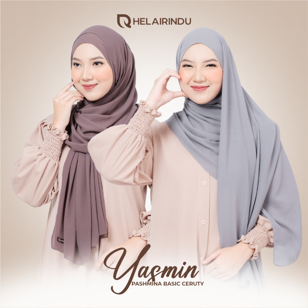 HELAIRINDU - Pashmina Basic Ceruty Yasmin
