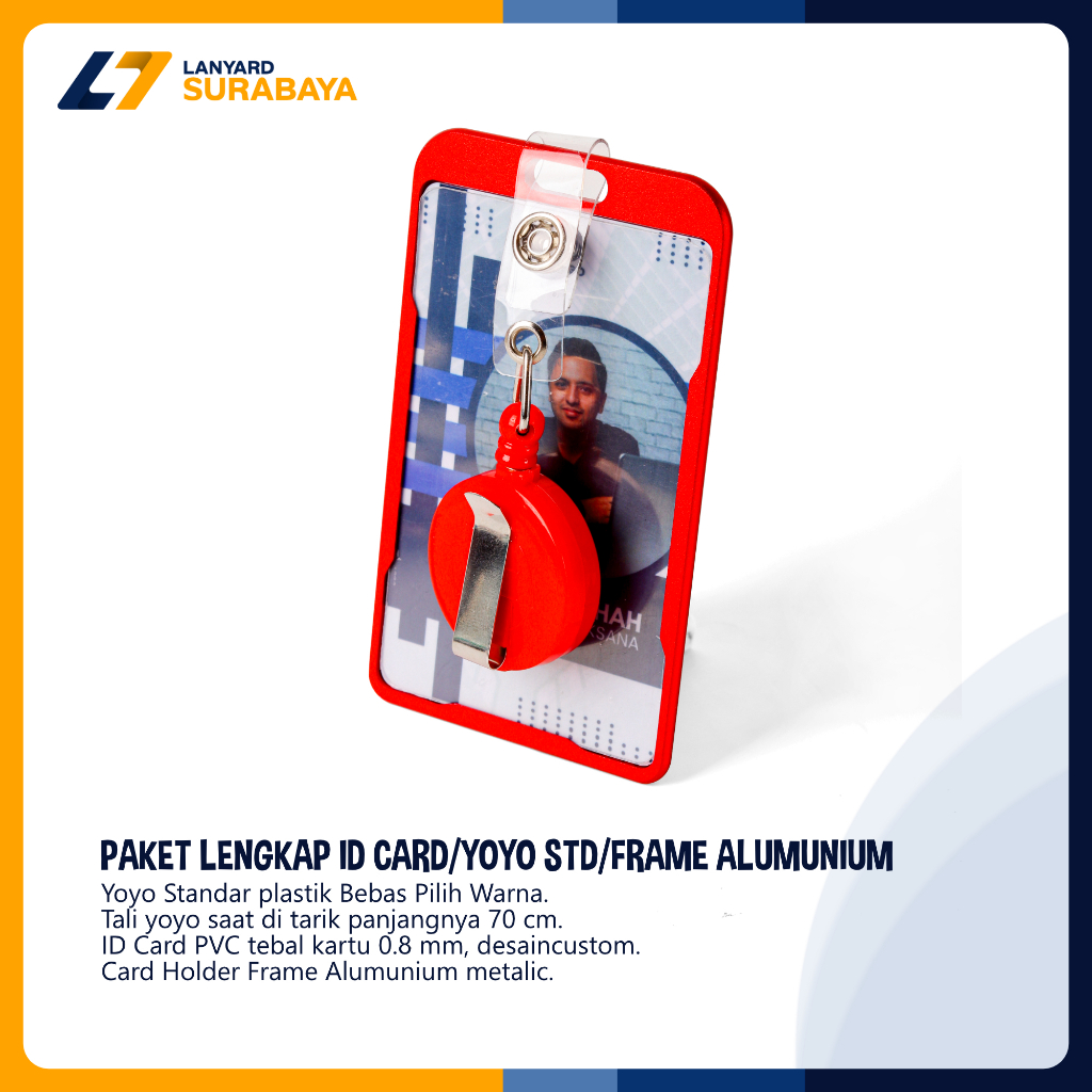 ONE COMPLETE SET ของ ID CARD/YOYO STD/ALUMINUM FRAME