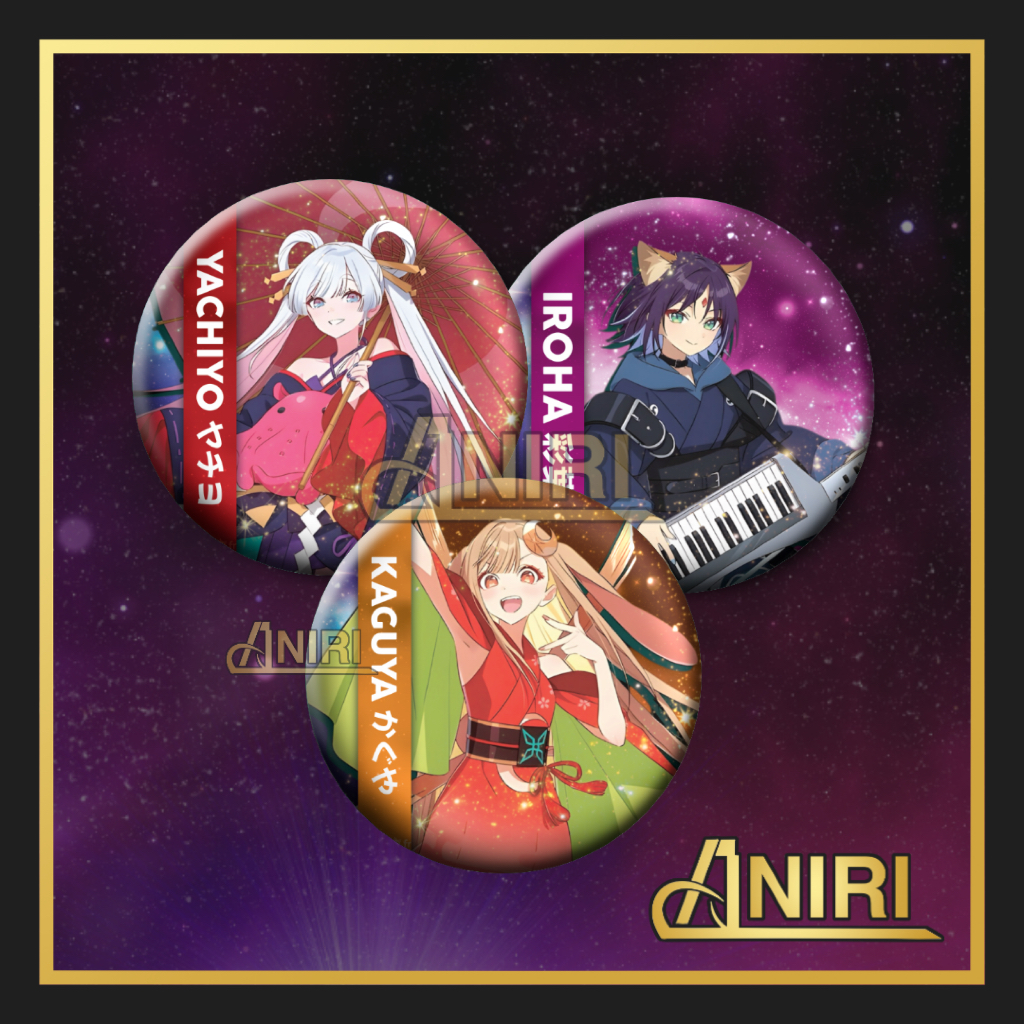 FREEBIES Pin / เข็มกลัด Cosmic Princess Kaguya Iroha, Yachiyo