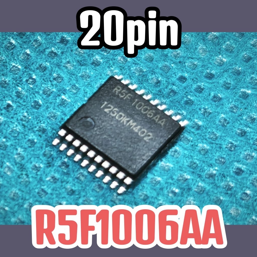 RENESAS MCU IC R5F1006AA 20pin True Low Power Platform ต่ําเท่า 66 uA/MHz, และ 0.57 uA สําหรับ RTC p