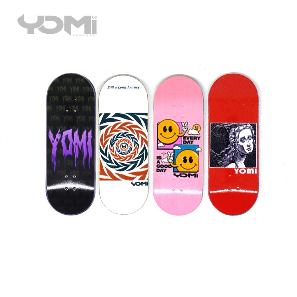 YOMI Fingerboard Deck Professional Shape ขนาด 32mm และ 34mm | ฟิงเกอร์บอร์ด