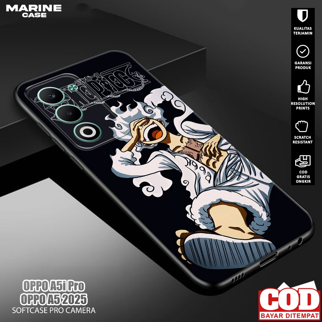 เคส oppo a5i pro / a5 2025 (gear5) oppo a5i pro / a5 2025 hp - เคส hp - เคส terbaru - softcase - sof