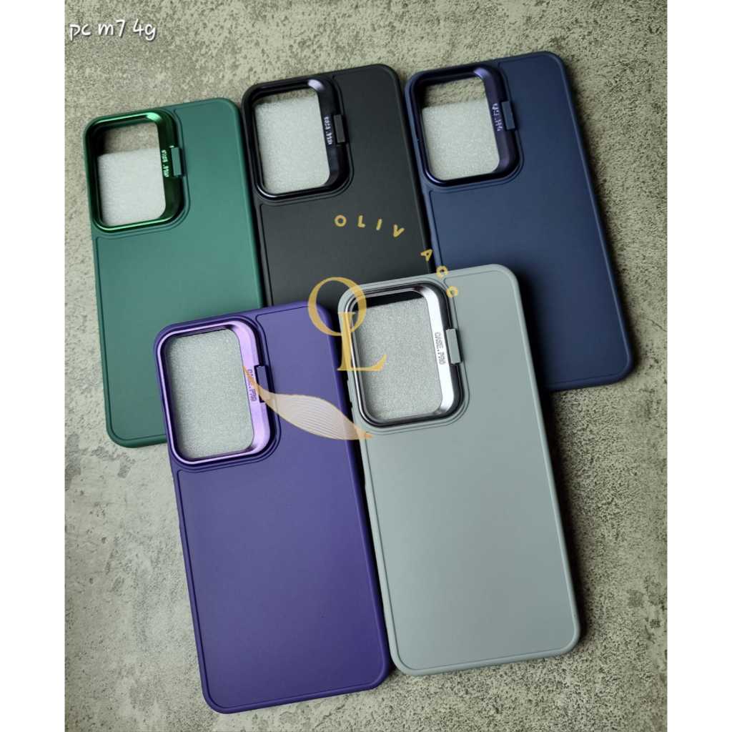 Macaron Stand Case poco m7 4g Redmi 15 Redmi 15c poco c85 kick Stand camera Case Stand Case