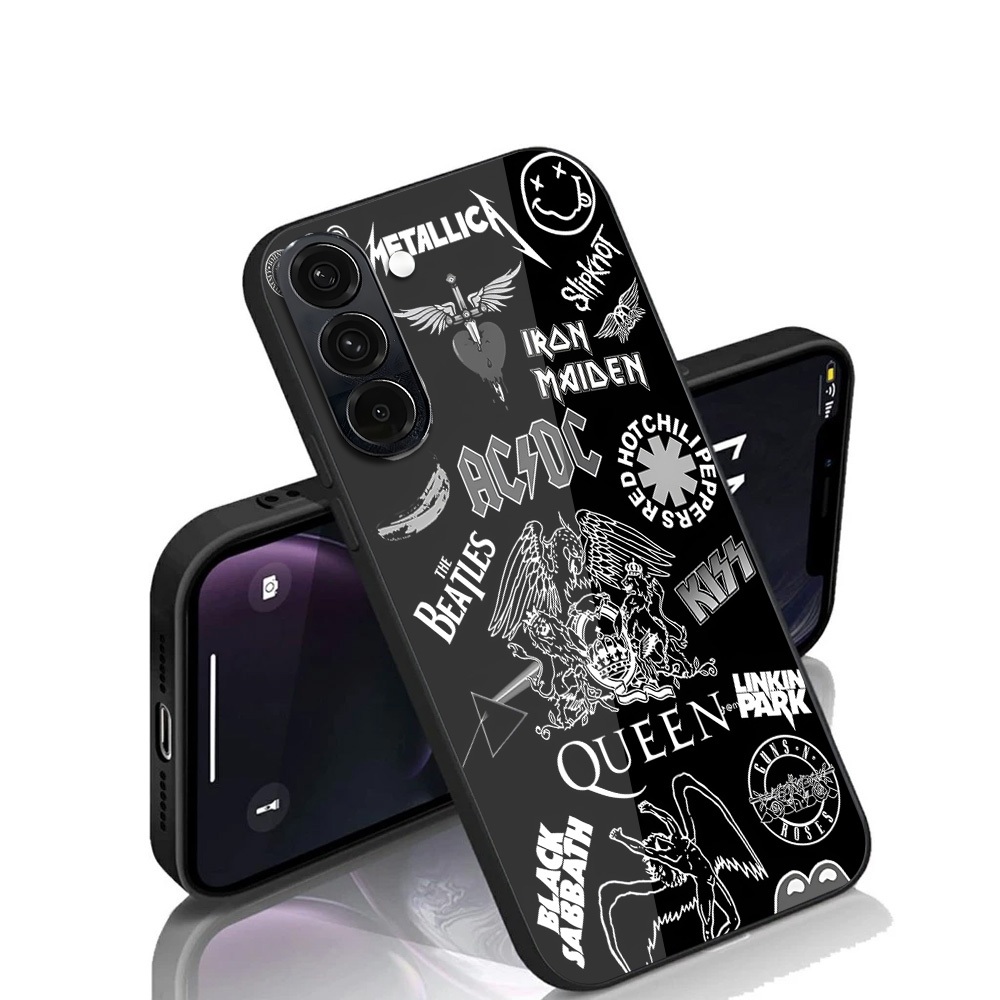 [M02] Samsung A56 Glass Glitter Softcase - เคส Samsung A56 Glossy - เคสกระจก Samsung A56