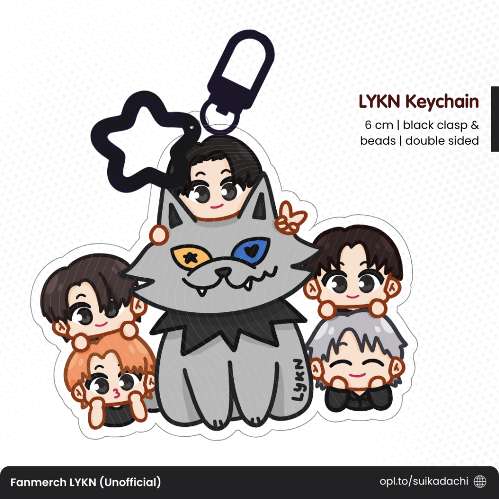 พวงกุญแจ LYKN by Suikadachi