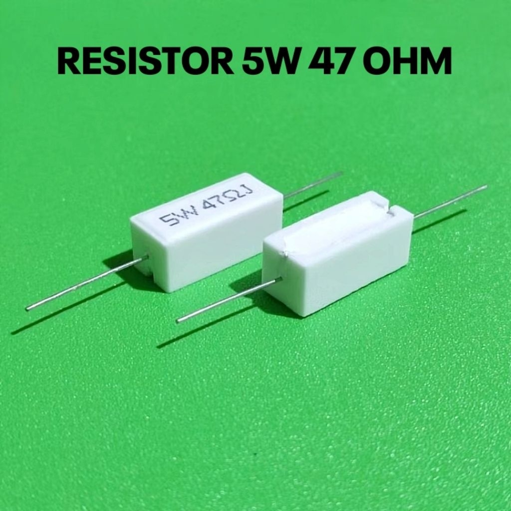 5W 5WATT 47R 47 OHM ROHS CHALK RESISTOR