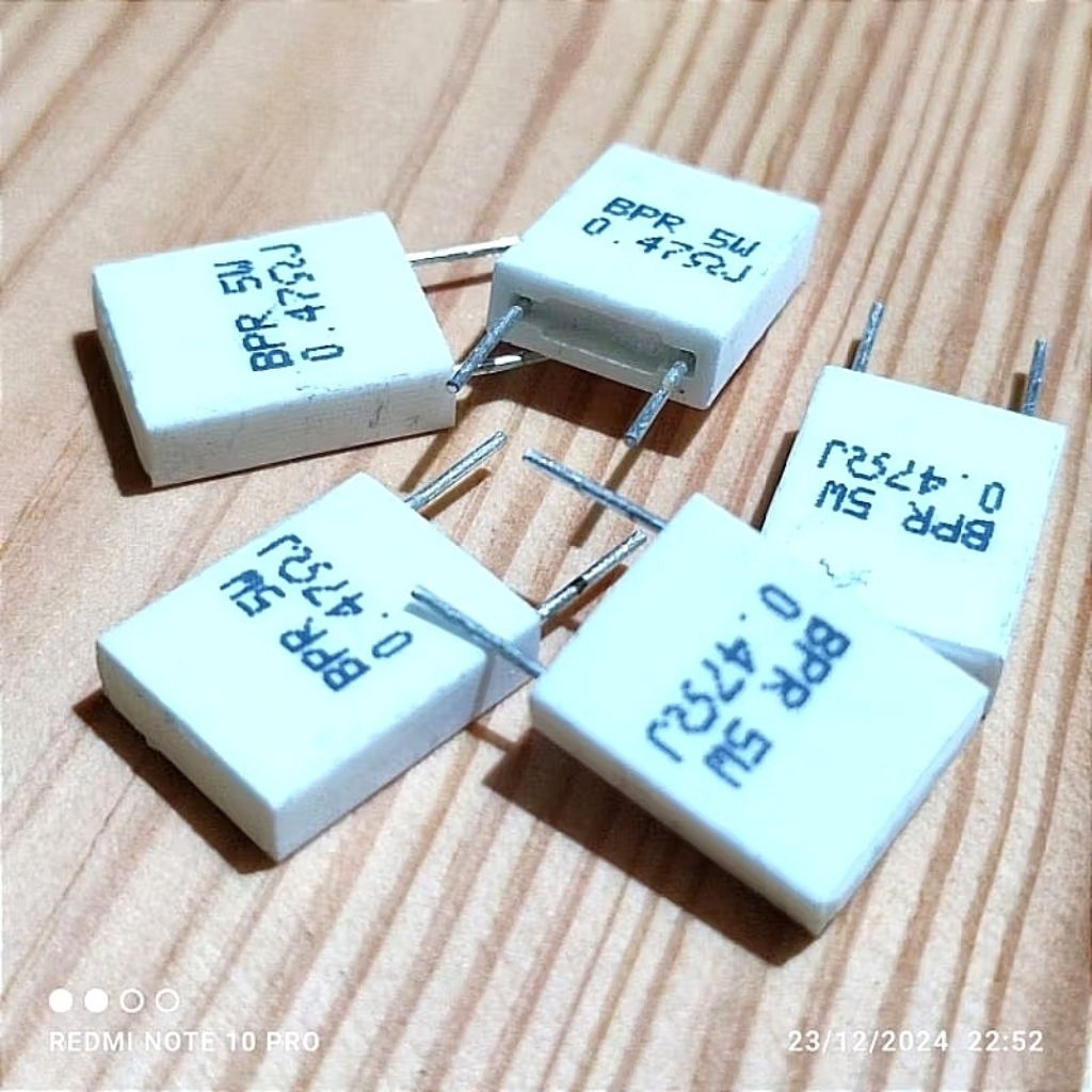 NOBEL RESISTOR 5W 5WATT 0.47 OHM 0.47OHM ROHS