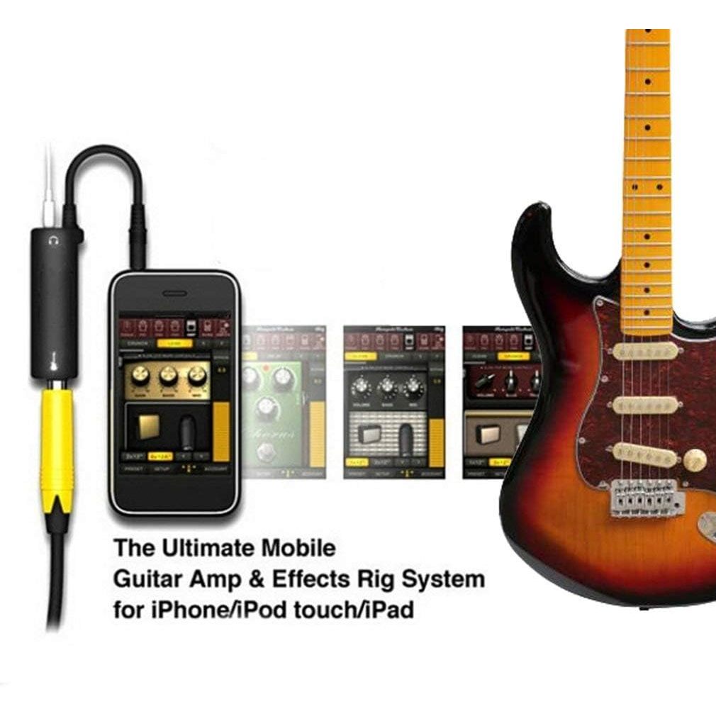 IRig AmpliTube Guitar Adapter Interface สําหรับ iPhone iPod Touch iPad - IRIG-0003 - สีดํา