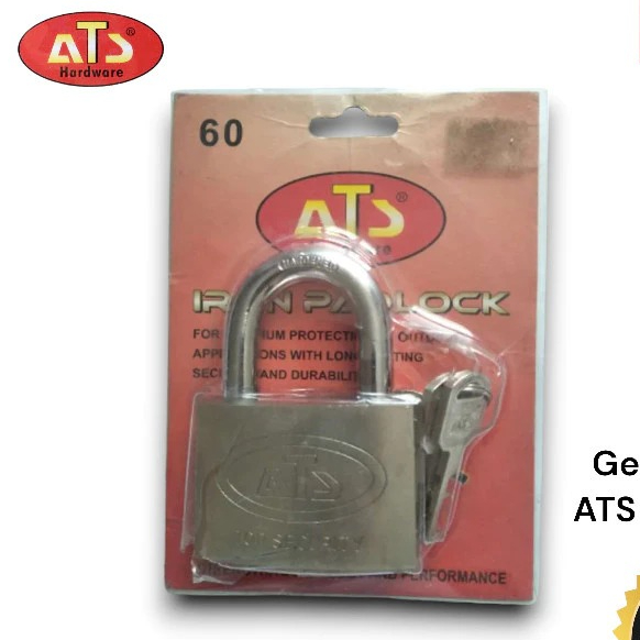 ATS กุญแจโครเมียมคอสั้น 60 มม.