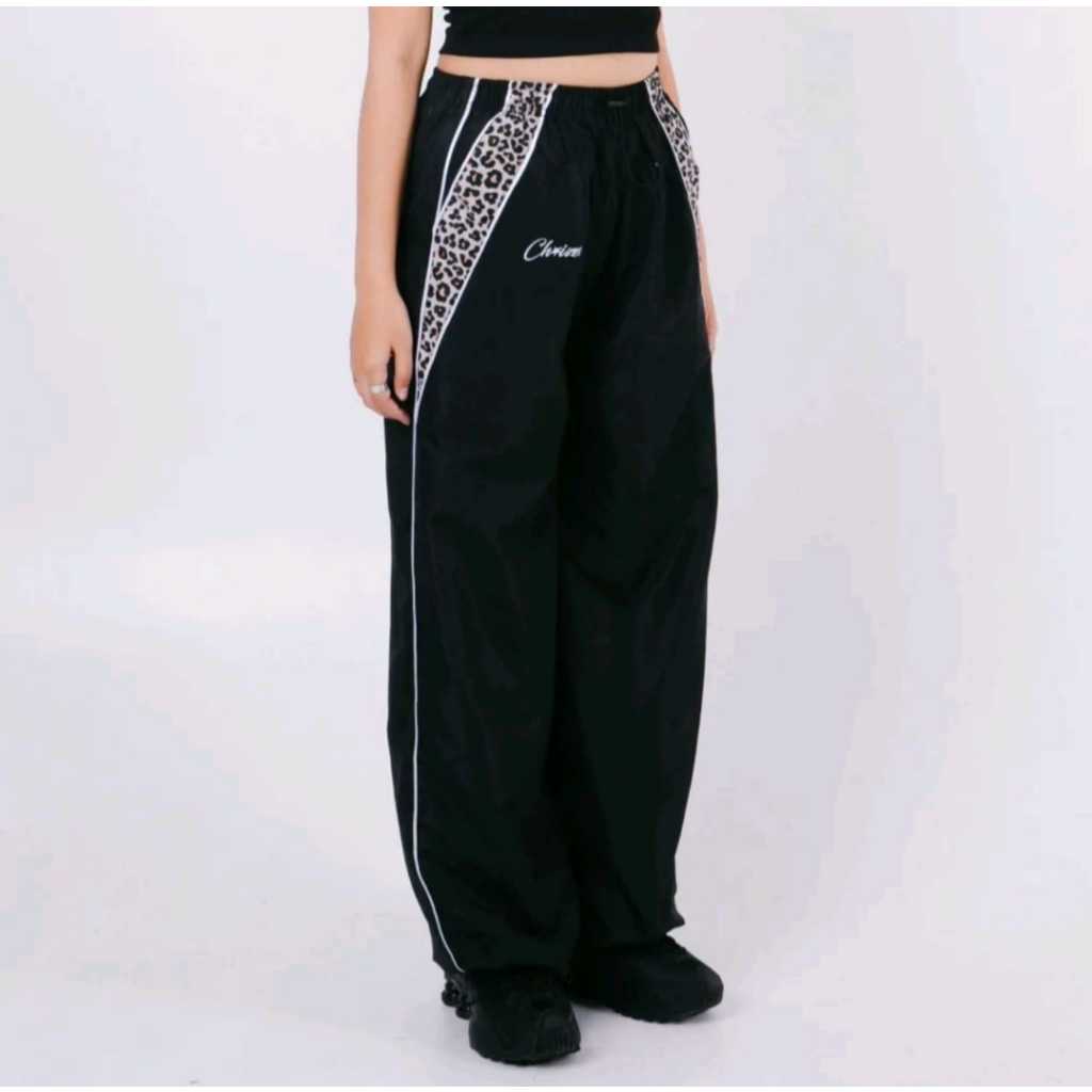 LEOPARD BAGGY PANTS - LEOPARD MOTIF BAGGY PANTS / กางเกง LIST REFLECTIVE
