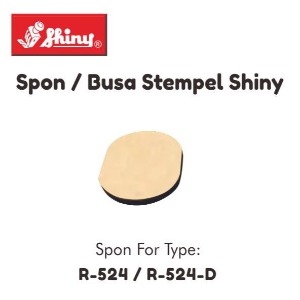 ฟองน้ําแสตมป์มันเงา/โฟม/หมอน R-524/R-524-D