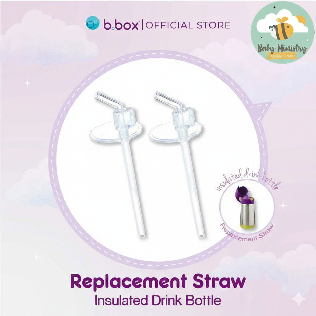 B.box REPLACEMENT Straw สําหรับ TRITAN TOP STRAW INSULATED DRINK BOTTLE - Bbox Drinking BOTTLE Straw