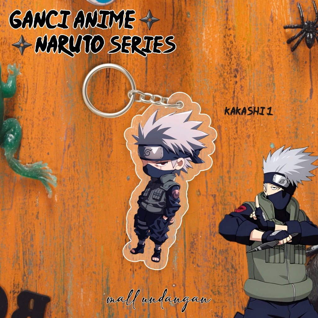 GANTUNGAN Naruto Shippuden อะนิเมะอะคริลิคพวงกุญแจอะคริลิคเดี่ยว Gaara / Sasuke / Kakashi Mall