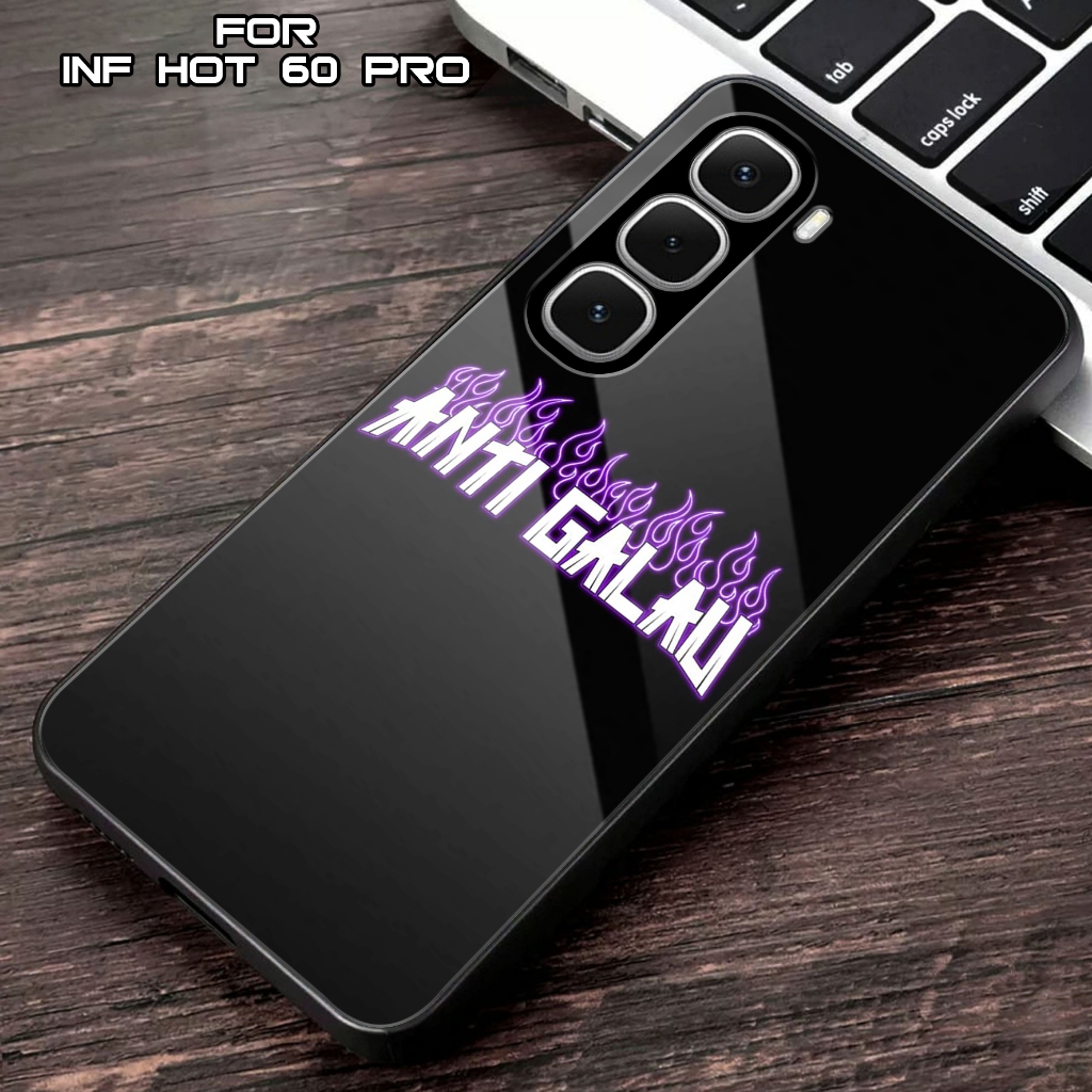 เคส HP INFINIX HOT 60 PRO - STORE CASE (BLACK BACKGROUND) - 2D Premium Glossy - Glossy Softcase - เค