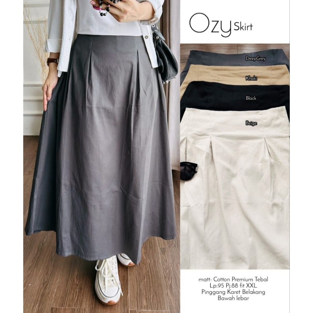 กระโปรง Ozy กระโปรง Twill (Apple)