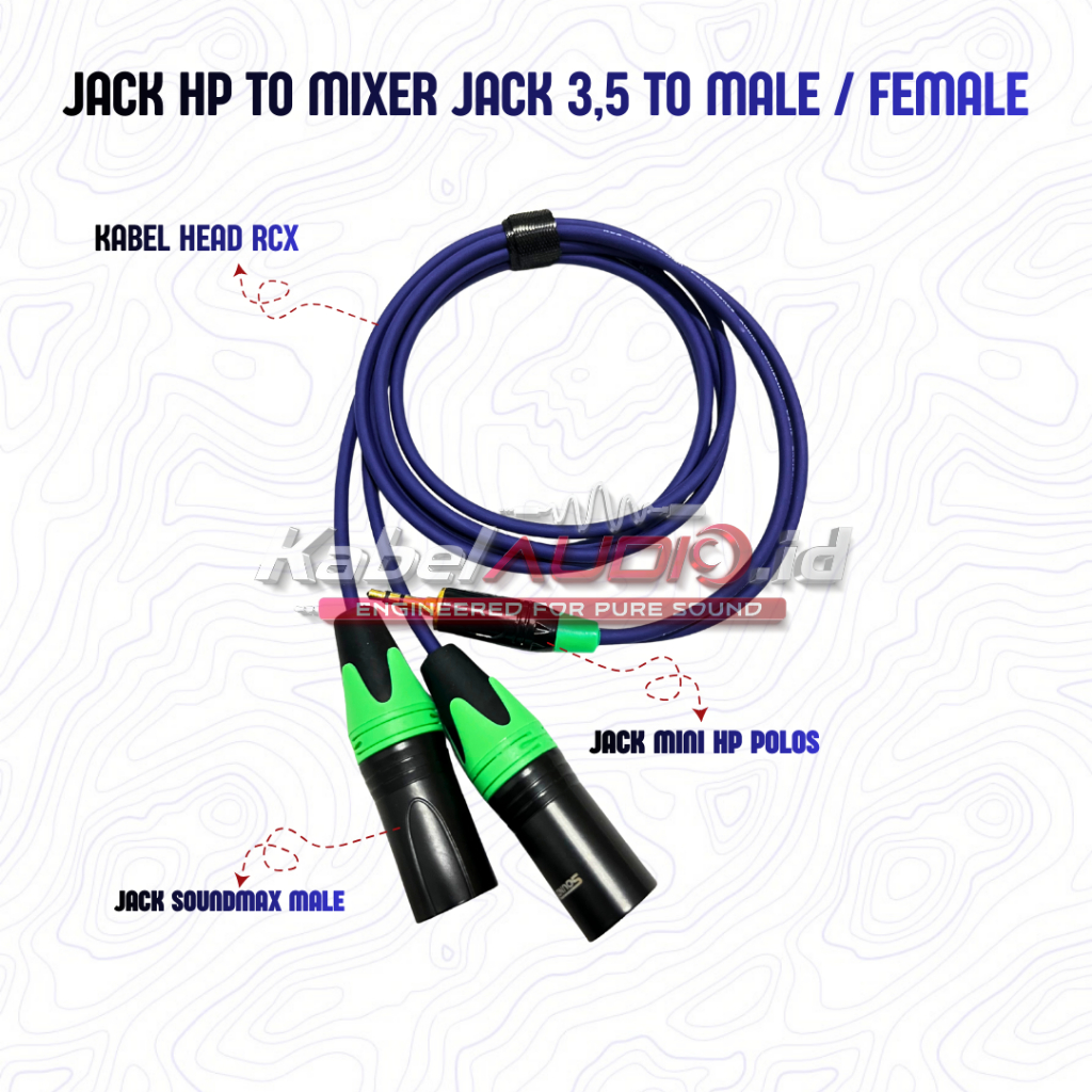JACK HP 3.5 GEISLER เป็น DUAL CANON MAN SOUNDMAX JACK INPUT AUDIO HP เป็น MIXSER ETC.