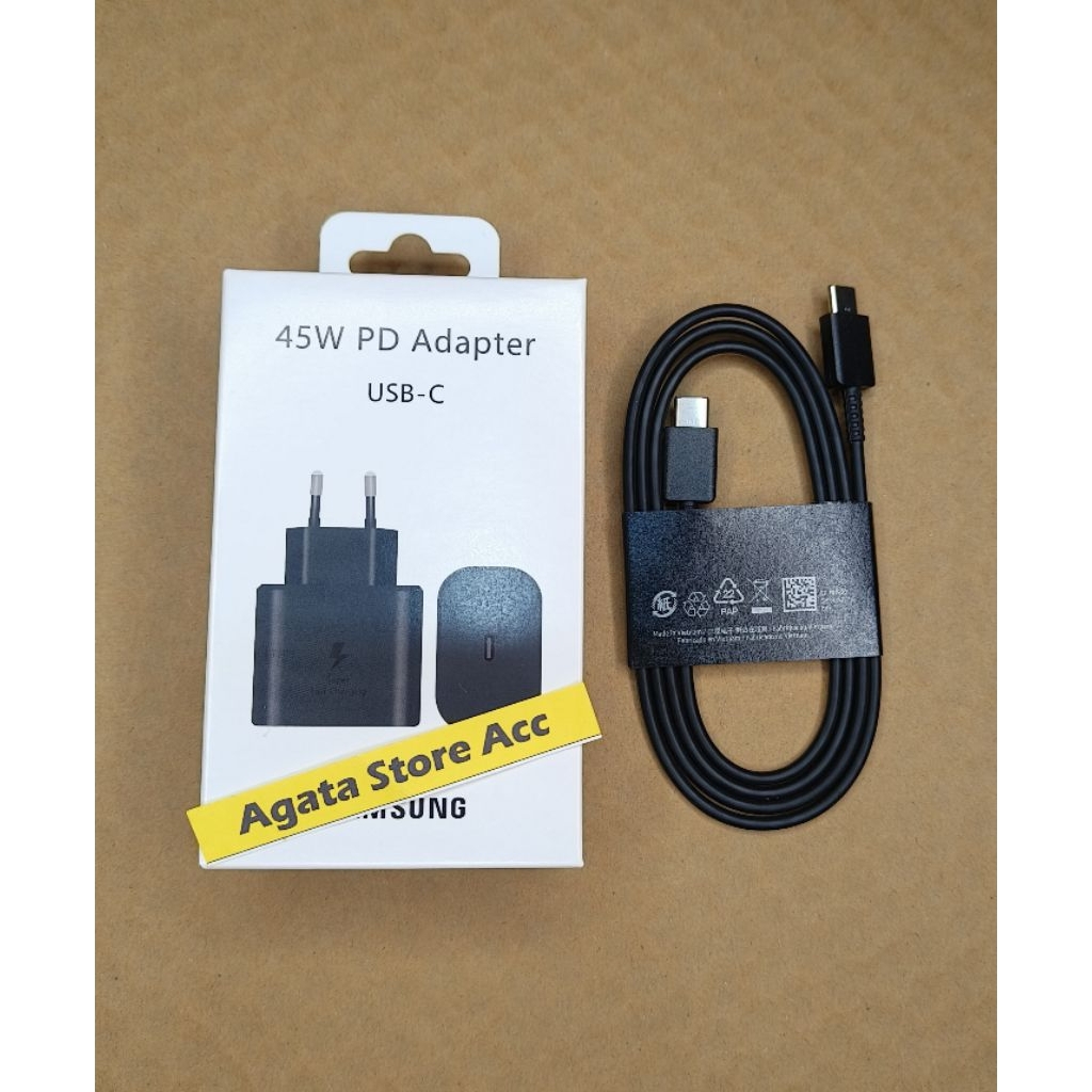 เครื่องชาร์จ Samsung A36 A56 ของแท้ 100% 45W ชาร์จเร็วสุด C ถึง C / เครื่องชาร์จ Carger casan Samsun