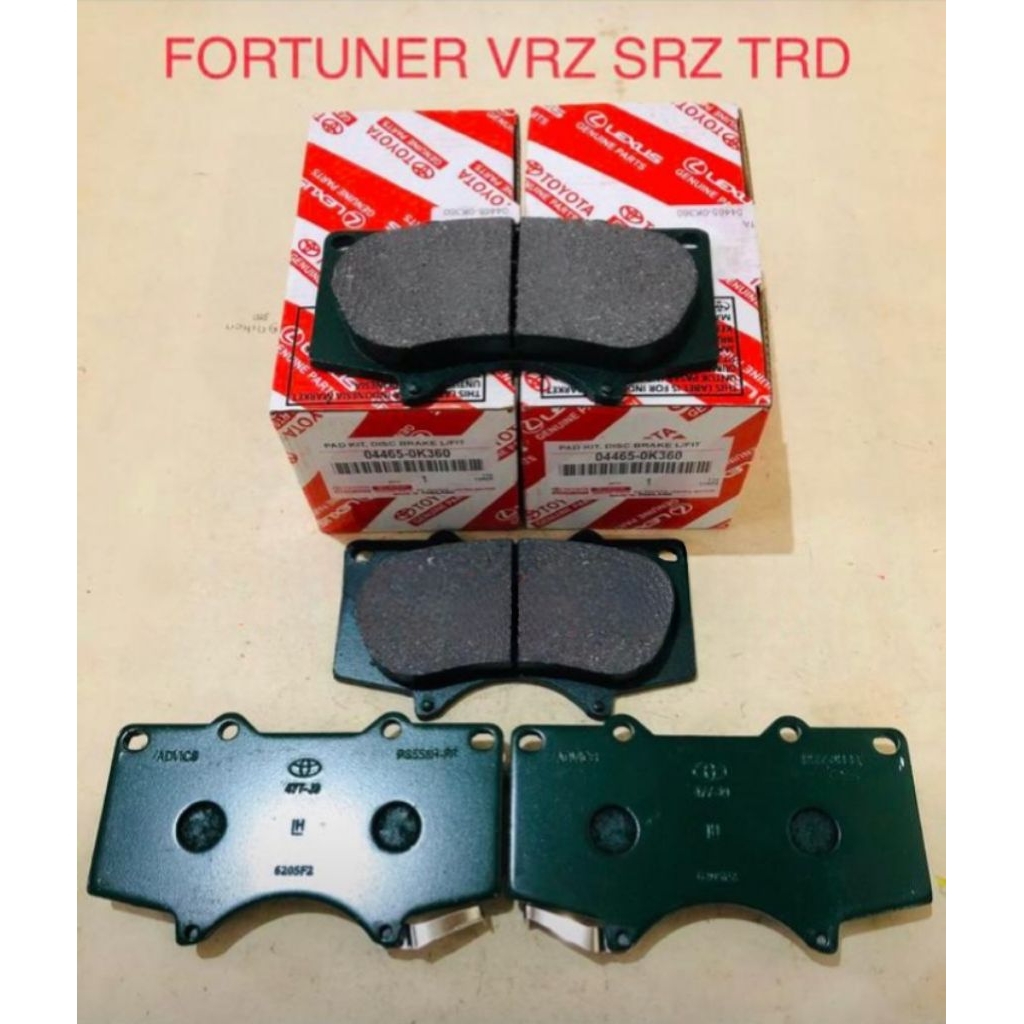 ผ้าเบรค Toyota เกรด OEM / ผ้าเบรคหน้า HILUX REVO DOUBLE CABIN 2015-2020 / FORTUNER VRZ 2016-2021 [ 0