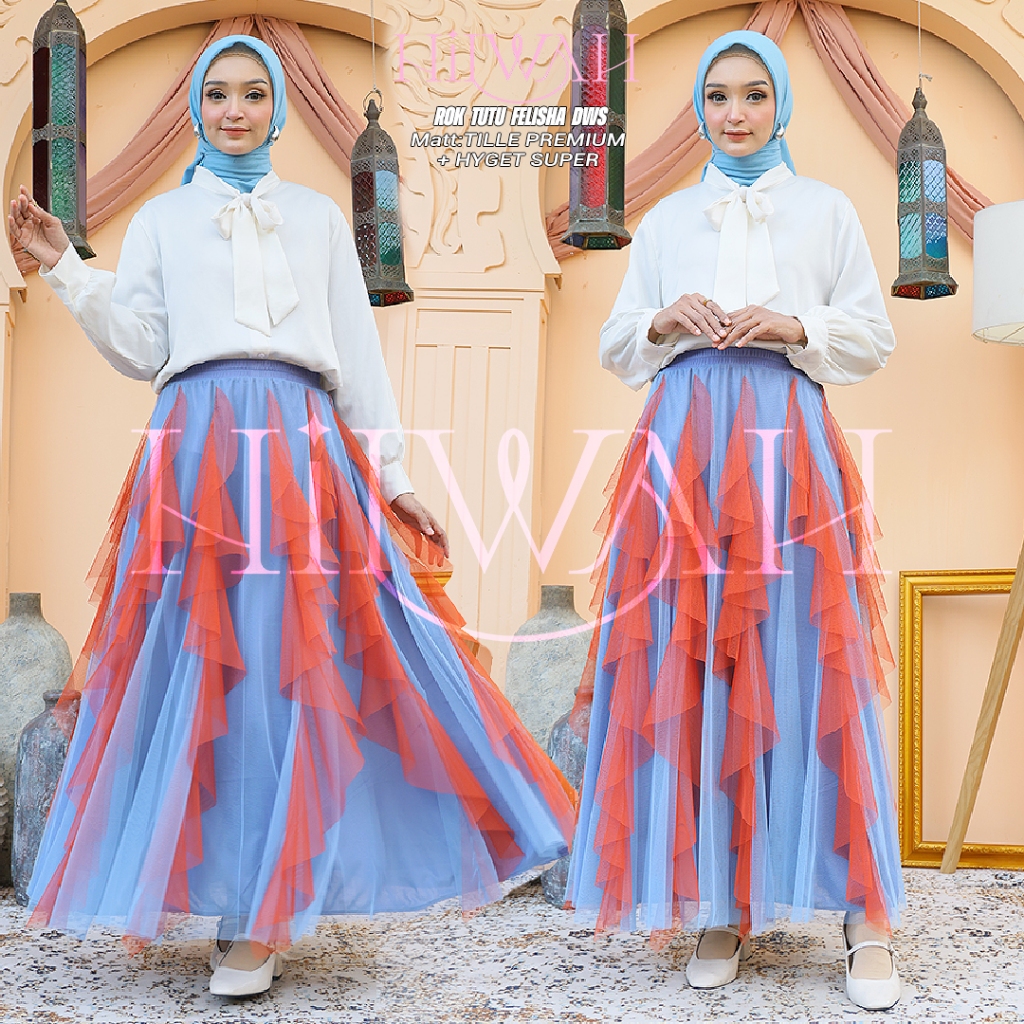 (FELISHA) ADULT SKIRT -- SOFT TILLE TUTU -- CETAR WAVE SKIRT -- PREMIUM TUTU SKIRT -- TUTU TUTU SKIR