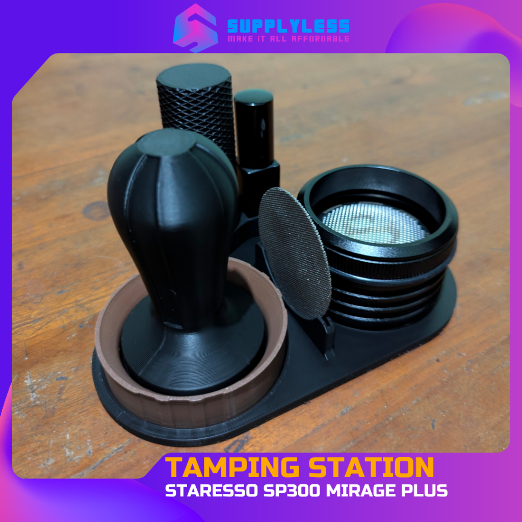 อุปกรณ์เสริมสําหรับเครื่องชงกาแฟเอสเพรสโซ่ Staresso SP 300 Mirage Plus | สถานีจับและออแกไนเซอร์