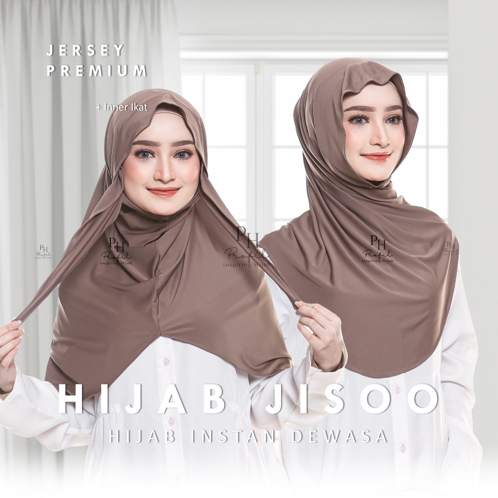 เสื้อ Meleyot Instant Bergo | วัสดุเจอร์ซีย์ Bergo Huma Premium