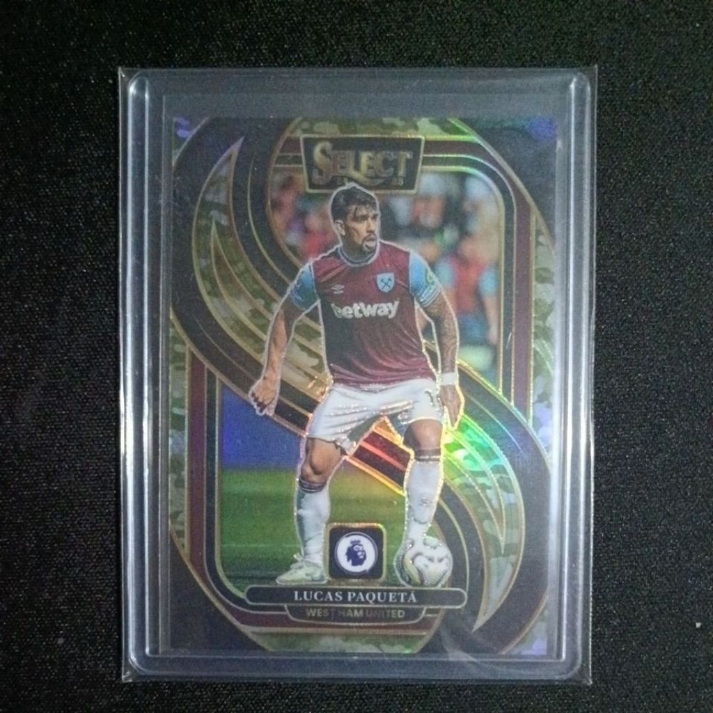 Panini Select Camo Lucas Paqueta West Ham United /150 การ์ดฟุตบอล