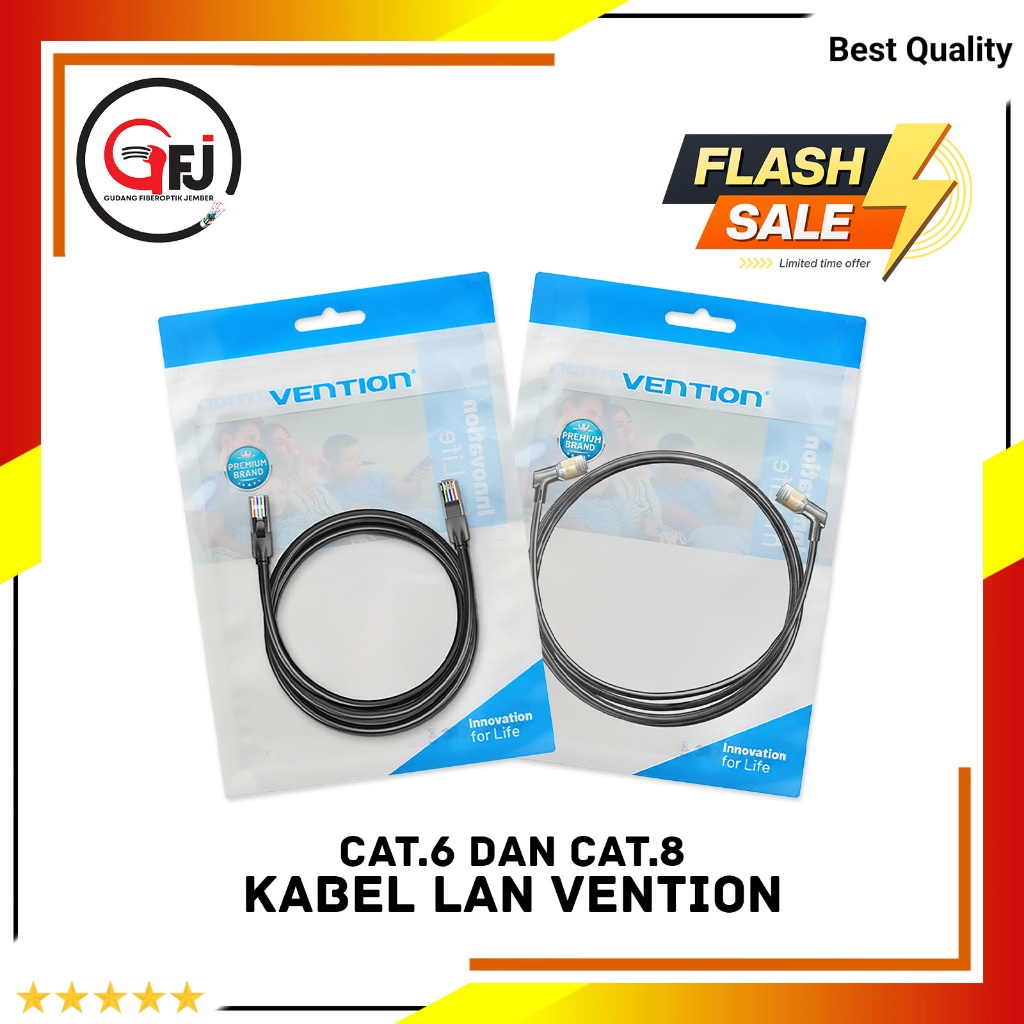 สาย LAN RJ45 UTP CAT6 และ STP CAT8 VENTION ต้นฉบับ